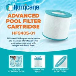 Hurricane Filters Replacement Spa Filter Cartridge For Pleatco PAP50, Unicel C-9405, Filbur FC-0684, Pentair Clean & Clear 50, And Predator 50 (3 -Liceria & Co. GUEST 04a16440 7d55 47d3 9975 a17e194d24d6 1