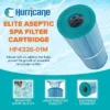Hurricane HF4326-01M Elite Aseptic Spa Filter Cartridge For PRB25, Unicel C-4326, Filbur FC-2375, Dynamic Series I RDC-25, Waterway 25 In-Line