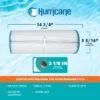 Hurricane HF5374-01 Advanced Spa Filter Cartridge For PLBS75 Unicel C-5374, Filbur FC-2971, Rainbow, Waterway, Leisure Bay, S2/G2 Spa 75 -Liceria & Co. GUEST 10280c0c 8d0a 4831 9ec6 0539fbca7314 1