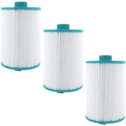 Hurricane 3 Pack HF5H35-01 Advanced Pool And Spa Filter Cartridge Replacement For PAS35P, Unicel 5CH-35, Filbur FC-0300, Elite Spas, White -Liceria & Co. GUEST 124d642b 5526 44d9 adcd 4343161efc96