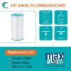 Hurricane Replacement Spa Filter Cartridge For Unicel C-8409, PA90, Filbur FC-1292, Hayward Star-Clear Plus C900, And Hayward X-Stream CC100, 4 Pack -Liceria & Co. GUEST 14127800 8d11 48b4 9b6c 6185ec642823 2
