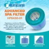 Hurricane Filters Advanced Replacement Spa Filter Cartridge For Unicel 5CH-352, PPM35SC-F2M, Filbur FC-1008, And Master Spas EP, White -Liceria & Co. GUEST 1bdabed0 9fbd 46b3 88fd 4301bb0638a7