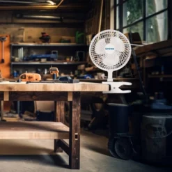 Hurricane Classic 6 Inch 2 Speed Portable Mini Clip On Fan With Adjustable Tilt For Desks, Night Stands, Stroller, And Travel, White (2 Pack) -Liceria & Co. GUEST 28687e85 c4b0 423b 94a0 6579013d68b6