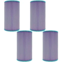 Hurricane 4 Pack HF6430-01P Platinum Purple Spa Filter Cartridge Replacement For PWK30, Unicel C-6430, Filbur FC-3915, Watkins Hot Spring Spas -Liceria & Co. GUEST 32c1dbe2 f708 4244 9630 d115d75a4162