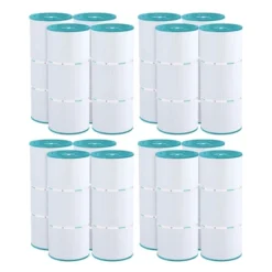 Hurricane 16 Pack HF56SV-04 Advanced Pool Filter Cartridge Replacements For PA56L, Hayward SwimClearC2030, CX481XREPAK4, White -Liceria & Co. GUEST 3862538f f5b3 449b 84c9 166cd44abb13