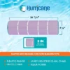 Hurricane 4 Pack HF7468-04P Platinum Purple Pool Filter Cartridge For PJAN115, Unicel C-7468, Filbur FC-0810, Jandy Industries CL460, CV460