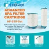 Hurricane HF-STR-SET Advanced Pool Filter Cartridge Inner & Outer 21" Set Replacement For Sta-Rite 25021-0200S & 25022-0201S System 3 S7M120 Set