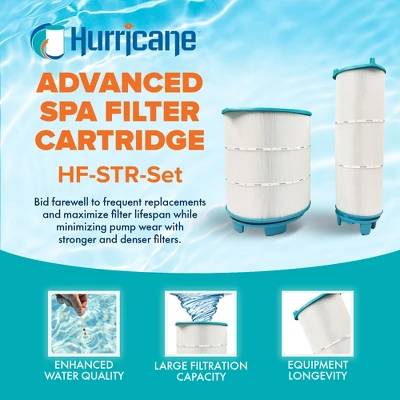 Hurricane HF-STR-SET Advanced Pool Filter Cartridge Inner & Outer 21" Set Replacement For Sta-Rite 25021-0200S & 25022-0201S System 3 S7M120 Set 3 Hurricane HF-STR-SET Advanced Pool Filter Cartridge Inner & Outer 21" Set Replacement For Sta-Rite 25021-0200S & 25022-0201S System 3 S7M120 Set