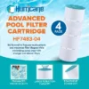 Hurricane 8 Pack HF7483-04 Advanced Pool Filter Cartridge For PA81-4-M, Unicel C-7483, Filbur FC-1225, SwimClear, Super-Star-Clear