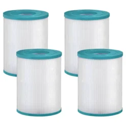 Hurricane 4 Pack HF4405-02 Advanced Spa Filter Cartridge For PRB25SF, Unicel C-4405, Filbur FC-2387, CMP 25392-000-100, Rainbow Dynamic Series IV -Liceria & Co. GUEST 4c9037e2 8548 40af 9bbd 5a3144943e5a