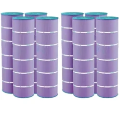 Hurricane 8 Pack HF7488-04P Platinum Purple Pool And Spa Filter Cartridge Replacement For PA106, Unicel C-7488, Filbur FC-1226 -Liceria & Co. GUEST 508ecf00 4241 41bc aeeb 12a92221521f