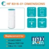 Hurricane 2 Pack HF8316-01 Advanced Pool Filter Cartridge Replacement For PXST150, Unicel C-8316, Filbur FC-1286, Hayward X-Stream CC1500 1 Hurricane 2 Pack HF8316-01 Advanced Pool Filter Cartridge Replacement For PXST150, Unicel C-8316, Filbur FC-1286, Hayward X-Stream CC1500 -Liceria & Co. GUEST 5a9f8b71 7cea 4e07 836a 4fd96350641f