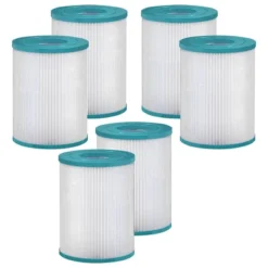 Hurricane 6 Pack HF4405-02 Advanced Spa Filter Cartridge For PRB25SF, Unicel C-4405, Filbur FC-2387, CMP 25392-000-100, Rainbow Dynamic Series IV -Liceria & Co. GUEST 5aa35ac5 95fa 4182 81b9 468d01833c3f