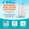 Hurricane HF5315-01 Advanced Pool Filter Cartridge - Replacement For Pleatco PIN20, Unicel C-5315, Filbur FC-3752, Intex Type B