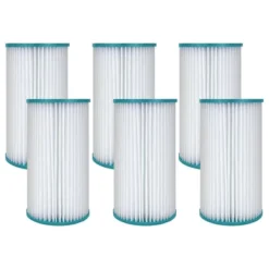 Hurricane 6 Pack HF4607-02 Advanced Pool Filter Cartridge For PC7-120, Unicel C-4607, Filbur FC-3710, Coleco F-120, Sand-n-Sun, Easy Set Size A Or C -Liceria & Co. GUEST 6b4714d3 64ac 431d a0fb d62549ccdc98