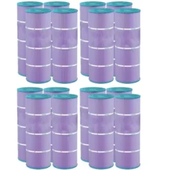 Hurricane 16 Pack HF7483-04P Platinum Purple Pool Filter Cartridge Replacement For PA81-4-M, Unicel C-7483, Filbur FC-1225, Hayward SwimClear C3030 -Liceria & Co. GUEST 70f3d003 6249 4411 8ef3 284ed5cd81bd