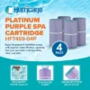 Hurricane 8 Pack HF7469-04P Platinum Purple Pool Filter Cartridge For PCC60, Unicel C-7469, Filbur FC-1975, Clean & Clear 240, SwimClear C2025 -Liceria & Co. GUEST 79c7d414 eb35 4bc7 9d28 af52a0c82082