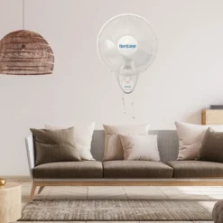 Hurricane Supreme 16 Inch 90 Degree Oscillating Indoor Wall Mounted 3 Speed Fan With Adjustable Tilt And Pull Chain Control, White (2 Pack) -Liceria & Co. GUEST 7ca362bf 894c 4bf0 9989 45549ad6a7b8