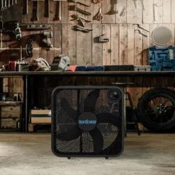 Hurricane Classic 20" Floor Box Fan – Powerful And Quiet 3-Speed Cooling For Home, Greenhouse, Office, Gym, And Garage. Black, 10 Pack -Liceria & Co. GUEST 7e6921bc f3e5 4a50 8967 8d0c95ecedd3