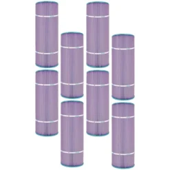 Hurricane 8 Pack HF7470-04P Platinum Purple Pool Filter Cartridge Replacement For PCC80, Unicel C-7470, Filbur FC-1976, Pentair Clean & Clear 320 -Liceria & Co. GUEST 812c8f3d 8c85 49c7 9706 efa08129a7af