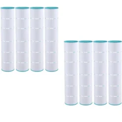 Hurricane 8 Pack HF7482-04 Advanced Pool Filter Cartridge Replacement For PJAN145, Unicel C-7482, Filbur FC-0820, Jandy Industries CL580, CV580 -Liceria & Co. GUEST 85174091 9621 4d80 9469 a8db8de66af8