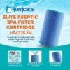 Hurricane HF4335-1M Elite Aseptic Spa Filter Cartridge For PRB35-IN, Unicel C-4335, Filbur FC2385, Dynamic Series IV DFM, DFML, Waterway 35 In-Line