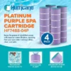 Hurricane 8 Pack HF7488-04P Platinum Purple Pool And Spa Filter Cartridge Replacement For PA106, Unicel C-7488, Filbur FC-1226 -Liceria & Co. GUEST 9486b57a 8eeb 48c8 b4ea e6bf1c5e355e