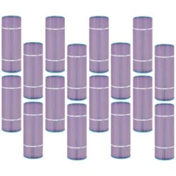 Hurricane 16 Pack HF7470-04P Platinum Purple Pool Filter Cartridge Replacement For PCC80, Unicel C-7470, Filbur FC-1976, Pentair Clean & Clear 320 -Liceria & Co. GUEST 9c5021b7 1db9 4ddf a6ad 6d3d1620150b