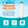 Hurricane Filters HFPRE-2000-01 Pre Fill Filter Sediment For Spas, Hot Tubs, And Pools, Replacement For Filbur FC-3128, PPS2100