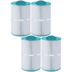 Hurricane 4 Pack HF7350-01 Advanced Pool And Spa Filter Cartridge Replacement For PCN50N, Unicel C-7350, Filbur FC-3963, Caldera 50, White -Liceria & Co. GUEST aa4aec26 0e59 4e3f a097 ba10f1f1681d