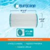 Hurricane Filters 4 Pack Elite Aseptic Cartridge Filter For Unicel: C-6430RA, PWK30-M, Filbur: FC-3915-M, And Other Compatible Models -Liceria & Co. GUEST af0540e1 8c15 4cf5 8121 bf8848fa306a