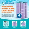 Hurricane 12 Pack HF7459-04P Platinum Purple Pool Filter Cartridge For PJAN85, Unicel C-7459, Filbur FC-0800, Jandy Industries CCL-340,CV 340 -Liceria & Co. GUEST b713f18f 6977 4ac1 8bfa 8f61cd74b00a 2