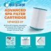 Hurricane 4 Pack HF4H22-01 Advanced Pool And Spa Filter Cartridge Replacement For PFF25P4, Unicel 4CH-22, Filbur FC-2399, White -Liceria & Co. GUEST b92ecc72 5032 4e4a 844d 283861559118