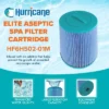 Hurricane 4 Pack HF6H502-01M Elite Aseptic Pool And Spa Filter Cartridge Replacement For PAS50SV-F2M, Unicel 6CH-502, Filbur FC-0311, Blue -Liceria & Co. GUEST c6f04126 231f 4be2 9d8d 73aa13847dcd 2
