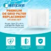 Hurricane 4 Pack HF-DE60-SET 60 Square Feet DE Grid Filter Replacement For PFS3060, FG-2005, FC-9550, Hayward DEX6000 DA/DS, White 1 Hurricane 4 Pack HF-DE60-SET 60 Square Feet DE Grid Filter Replacement For PFS3060, FG-2005, FC-9550, Hayward DEX6000 DA/DS, White -Liceria & Co. GUEST d4b9f06b 9915 4c78 8c83 f427e2074bce 1