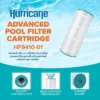 Hurricane 3 Pack HF9410-01 Advanced Pool Filter Cartridge For PAP100-4, Unicel C-9410, Filbur FC-0686, Predator 100, Pentair Clean & Clear 100