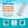 Hurricane HF-OUT19-01 Advanced Spa Filter Cartridge Outer Filter Replacement For Sundance Series 880 6473-165