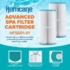 Hurricane 2 Pack HF5601-01 Advanced Spa Filter Cartridge Replacement For PJW-23, Unicel C-5601, Filbur FC-1330, Aero, Caressa, Closed Top