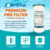 Hurricane PRE30000 Pre Fill Pool Filter Cartridge Replacement With Advanced Bond Filter And Optimal Waterflow For In Ground Pools, 4 Pack -Liceria & Co. GUEST e4348c19 878e 4584 b8c8 9963fad50647 3