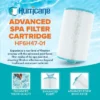 Hurricane HF6H47-01 Advanced Spa Filter Cartridge Replacement For PTL47W-P4-M, Unicel 6CH-47RA, Filbur FC-0315M, Advanced/LA Spas, Aber Hot Tub